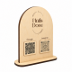 Επιτραπέζιο Stand με 3D QR Code  | Μονής Όψης | 25 x 20cm